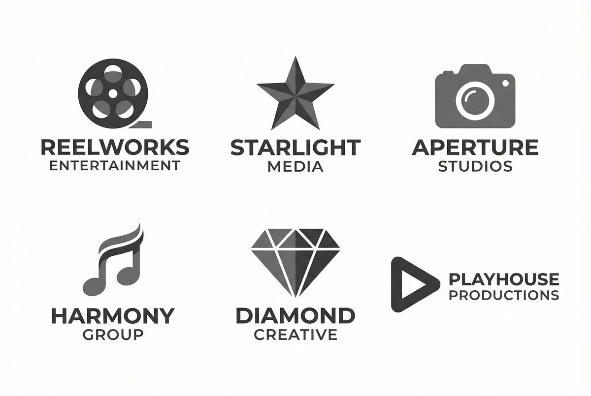 母狗园合作影视品牌Logo墙